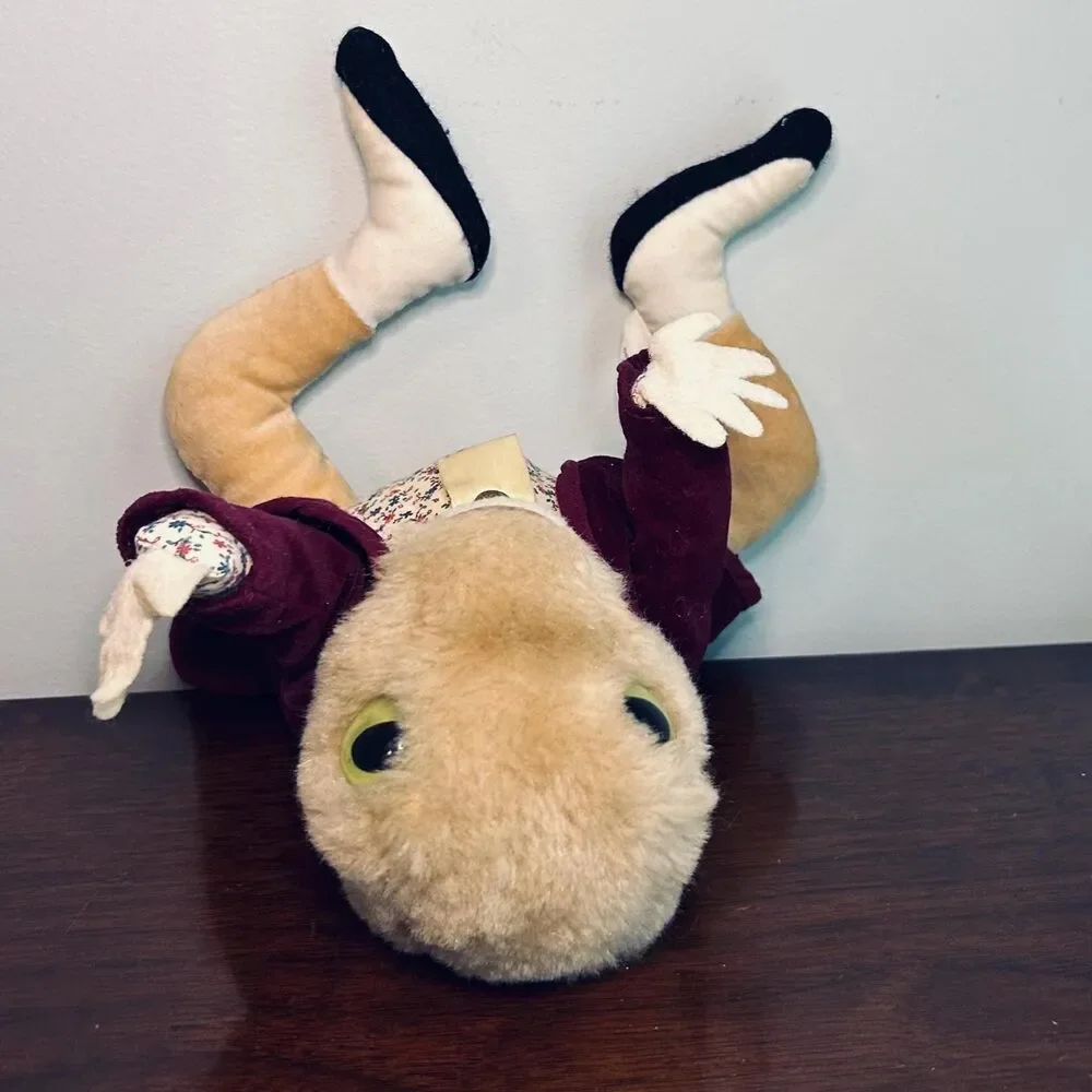 Eden Jeremy Fisher Frog Plush Beatrix Potter Red Coat 12
